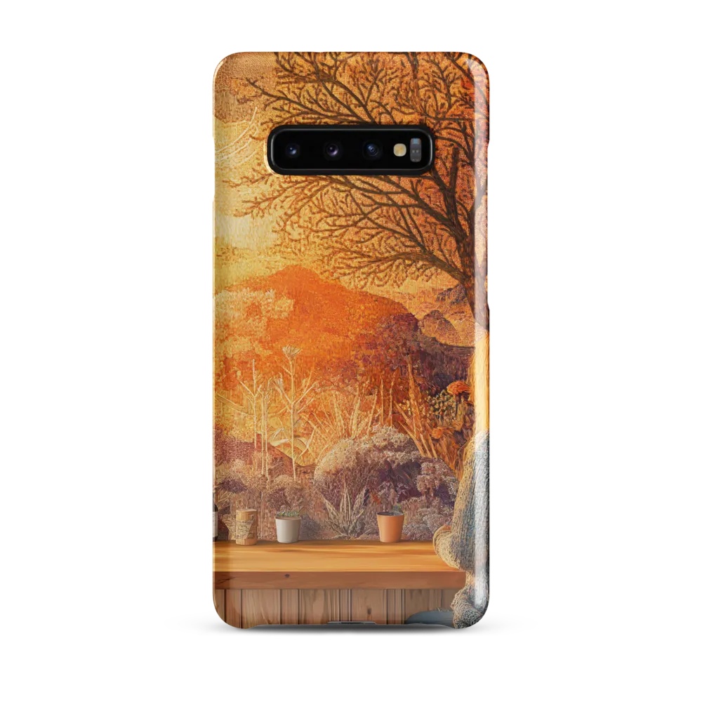 Whispers of a Golden Sunset | Phone Case |  S10 Plus | Snap Case | Glossy