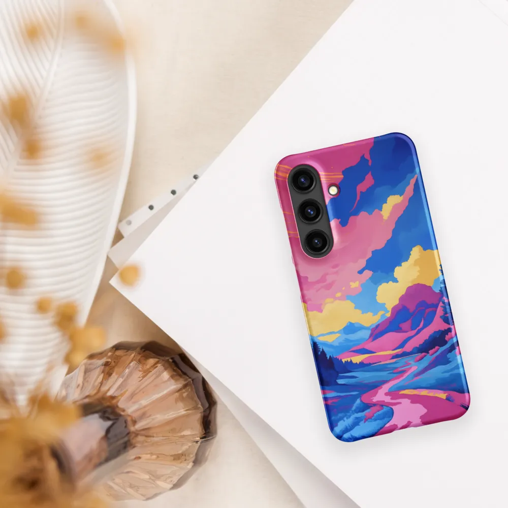 Dreamscape: The Serene River | Phone Case |  S24 | Snap Case | Matte