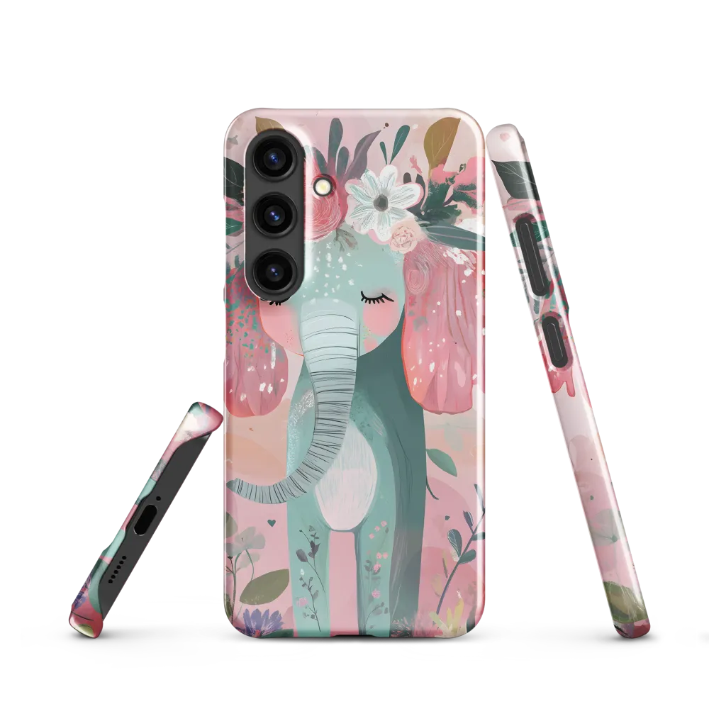 Whimsical Elephant in Bloom