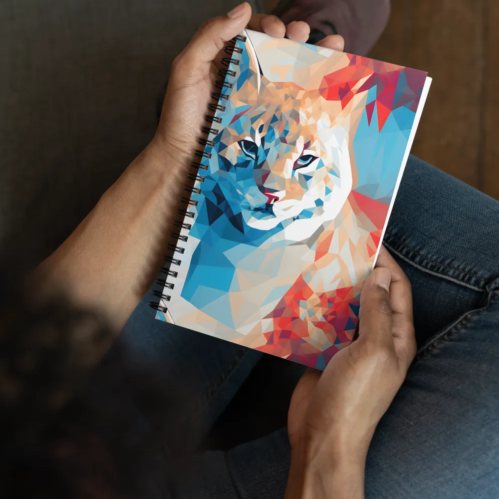 Facets of Feline Wonder | Spiral Notebook