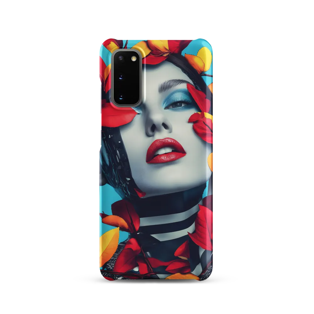 Futuristic Fusion: Nature Meets Technology | Phone Case |  S20 | Snap Case | Matte