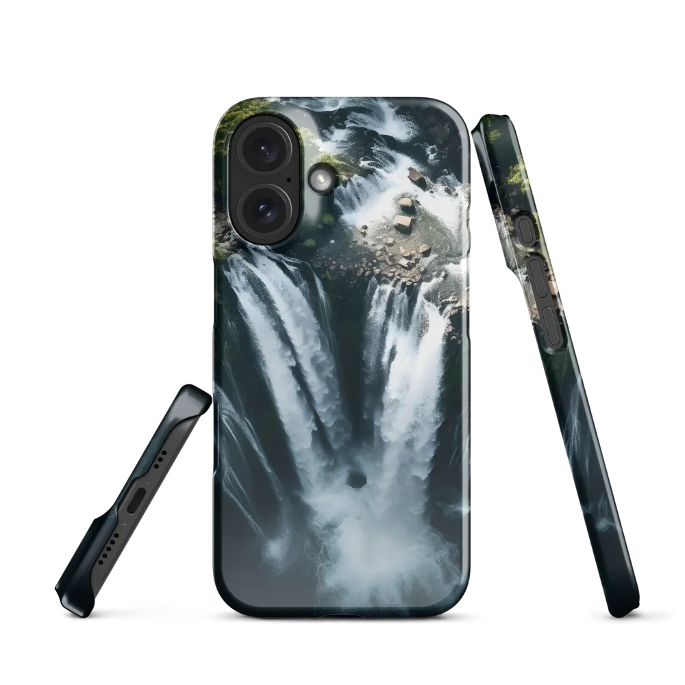 Nature's Power: The Cascading Waterfall | Phone Case |  16 | Snap Case | Glossy