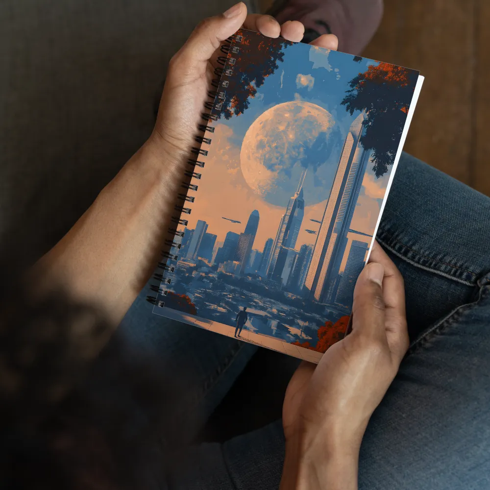 Celestial Cityscape | Spiral Notebook