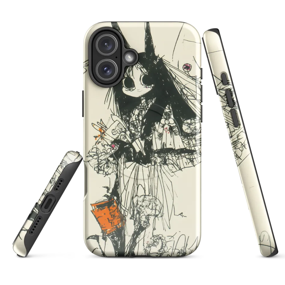 Whimsical Flora | Phone Case |  16 Plus | MagSafe® Tough Case | Glossy