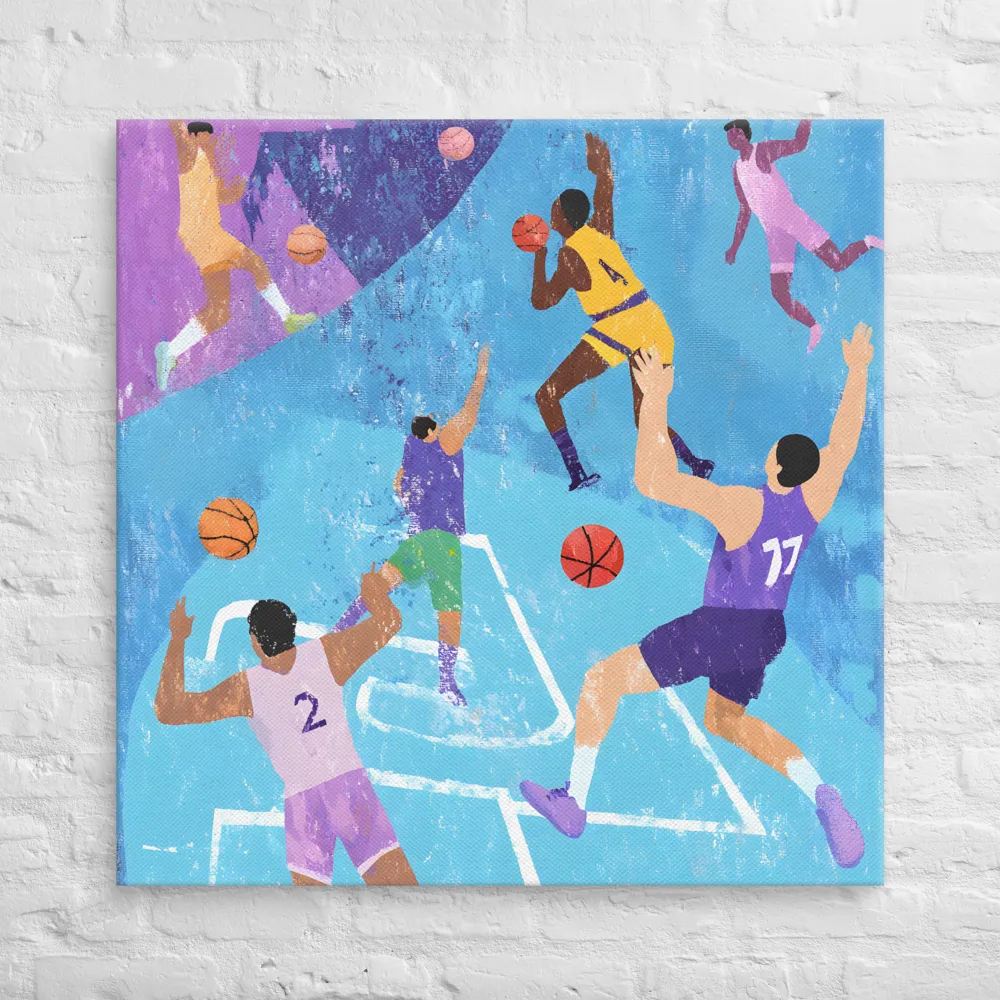 The Pulse of the Game | Canvas | 36″×36″