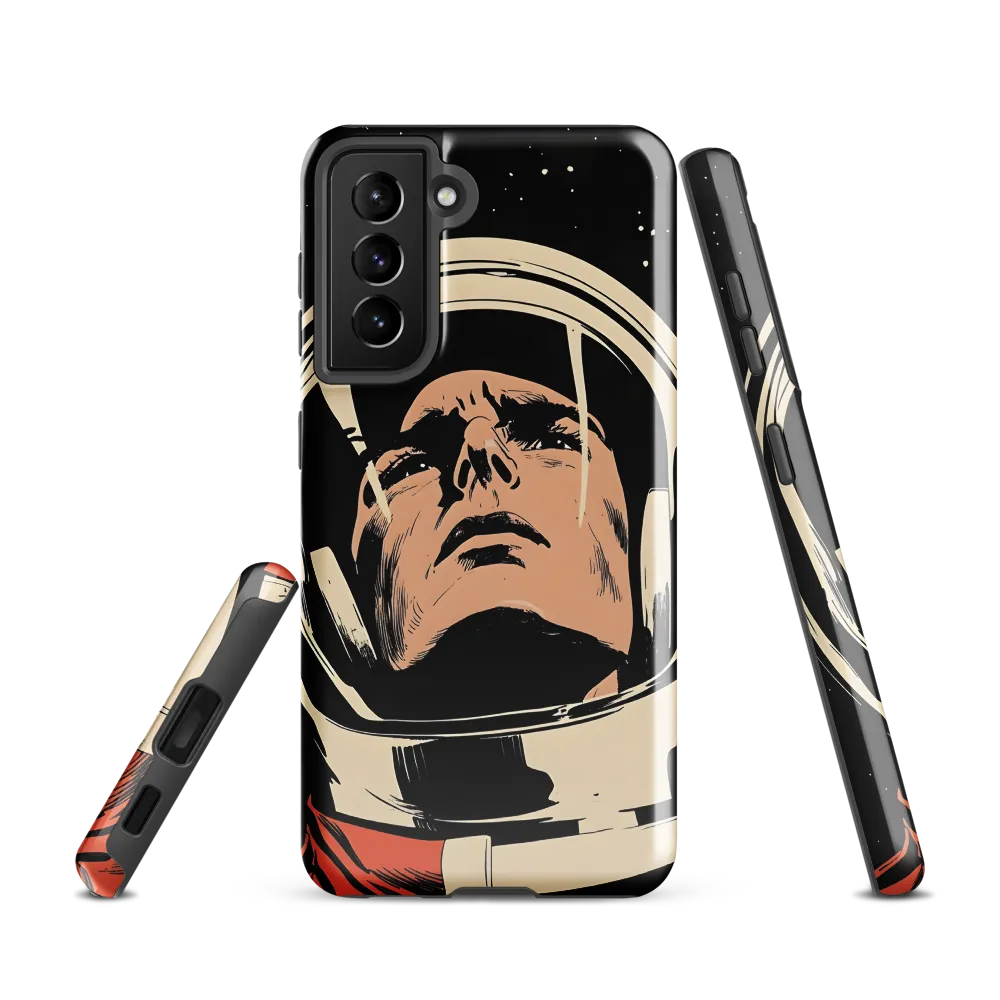 Gaze of the Astronaut | Phone Case |  S21 | Tough Case | Glossy