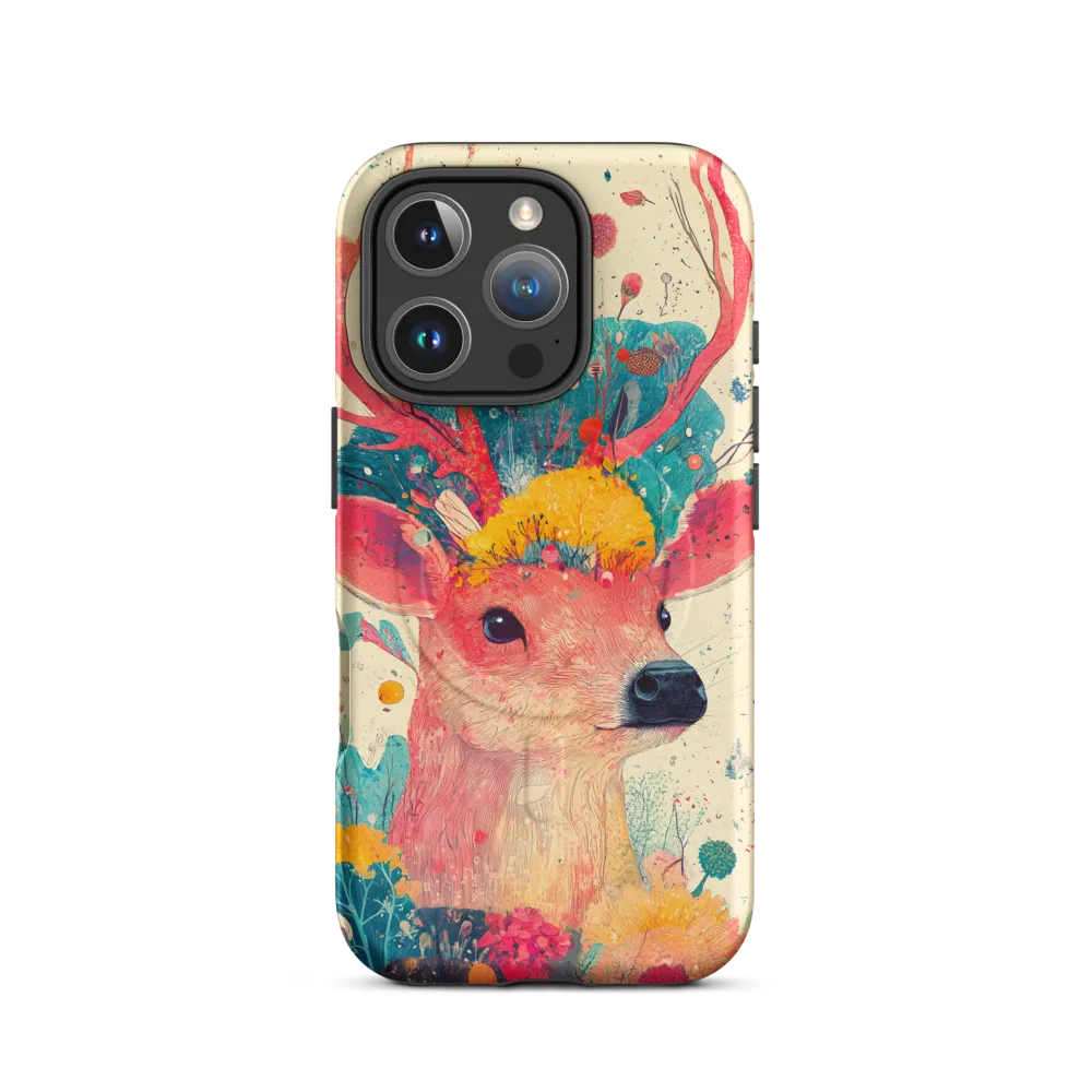 Whimsical Harmony: A Deer in Bloom