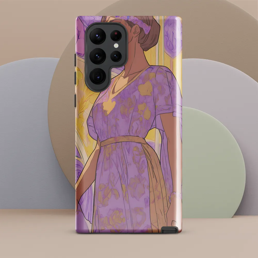 Elegance in Floral Harmony | Phone Case |  S22 Ultra | Tough Case | Glossy