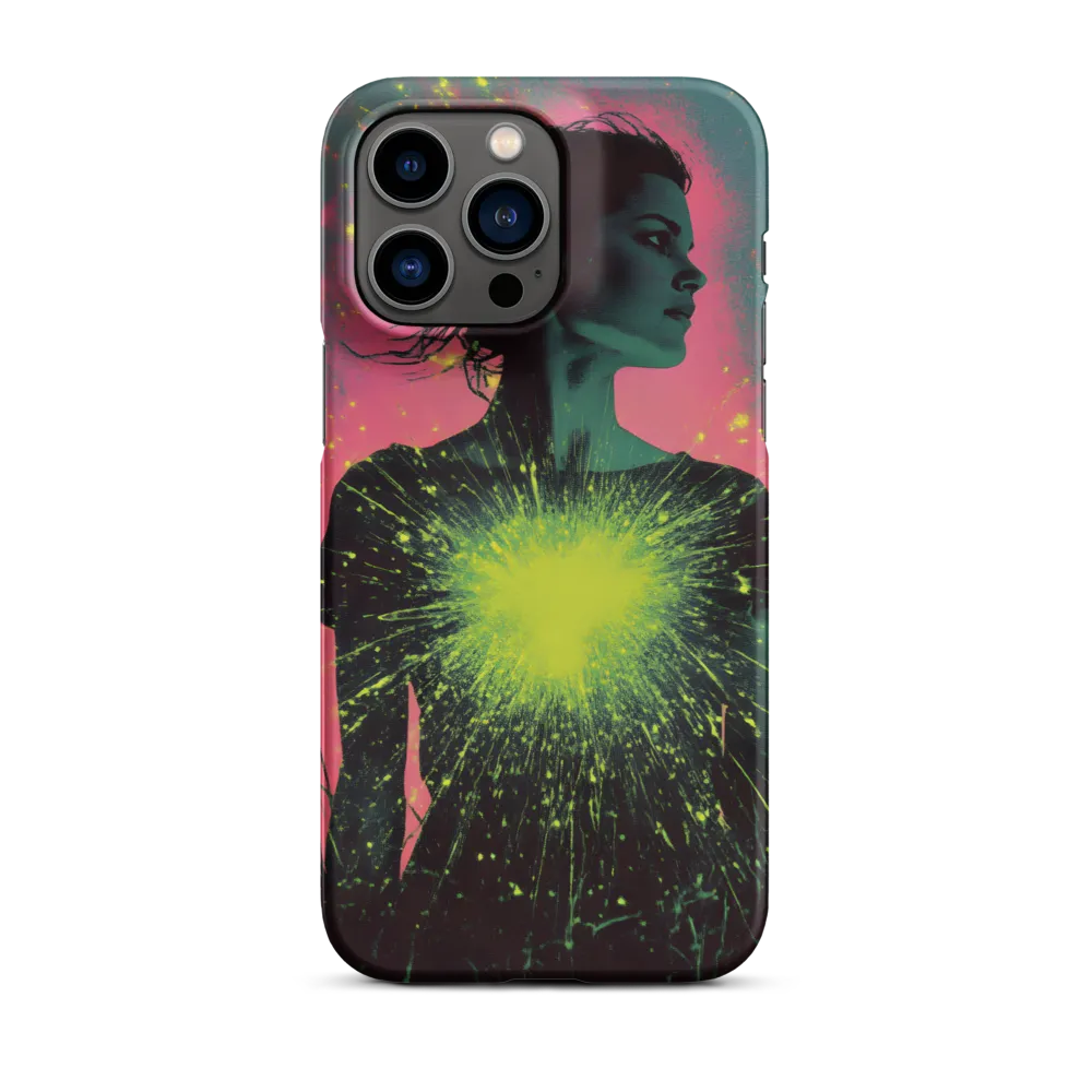 Cosmic Heart: A Surreal Portrait of Strength
