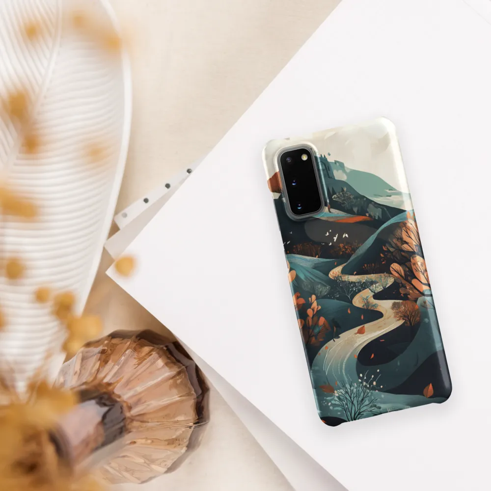 Whispers of Autumn: A Serene Journey | Phone Case |  S20 | Snap Case | Matte