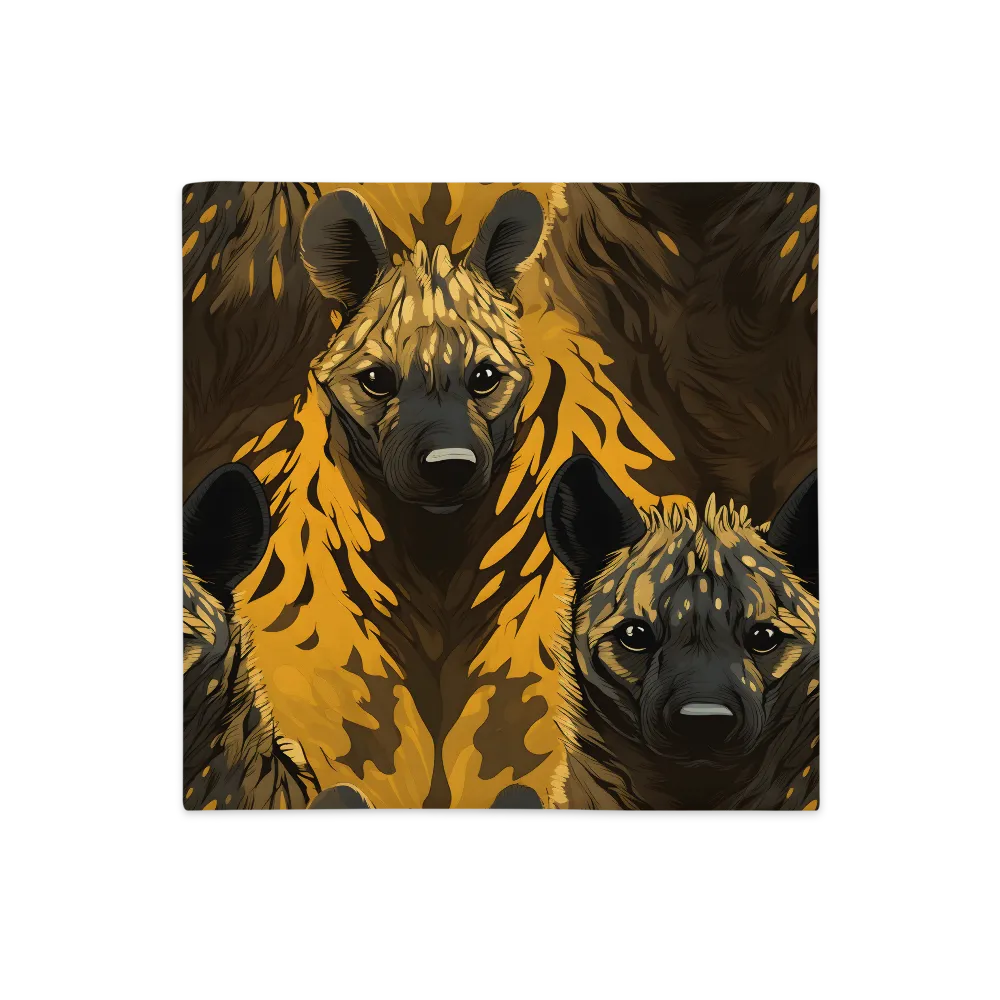 The Call of the Wild: Hyena Harmony | Pillow Case | 18″×18″