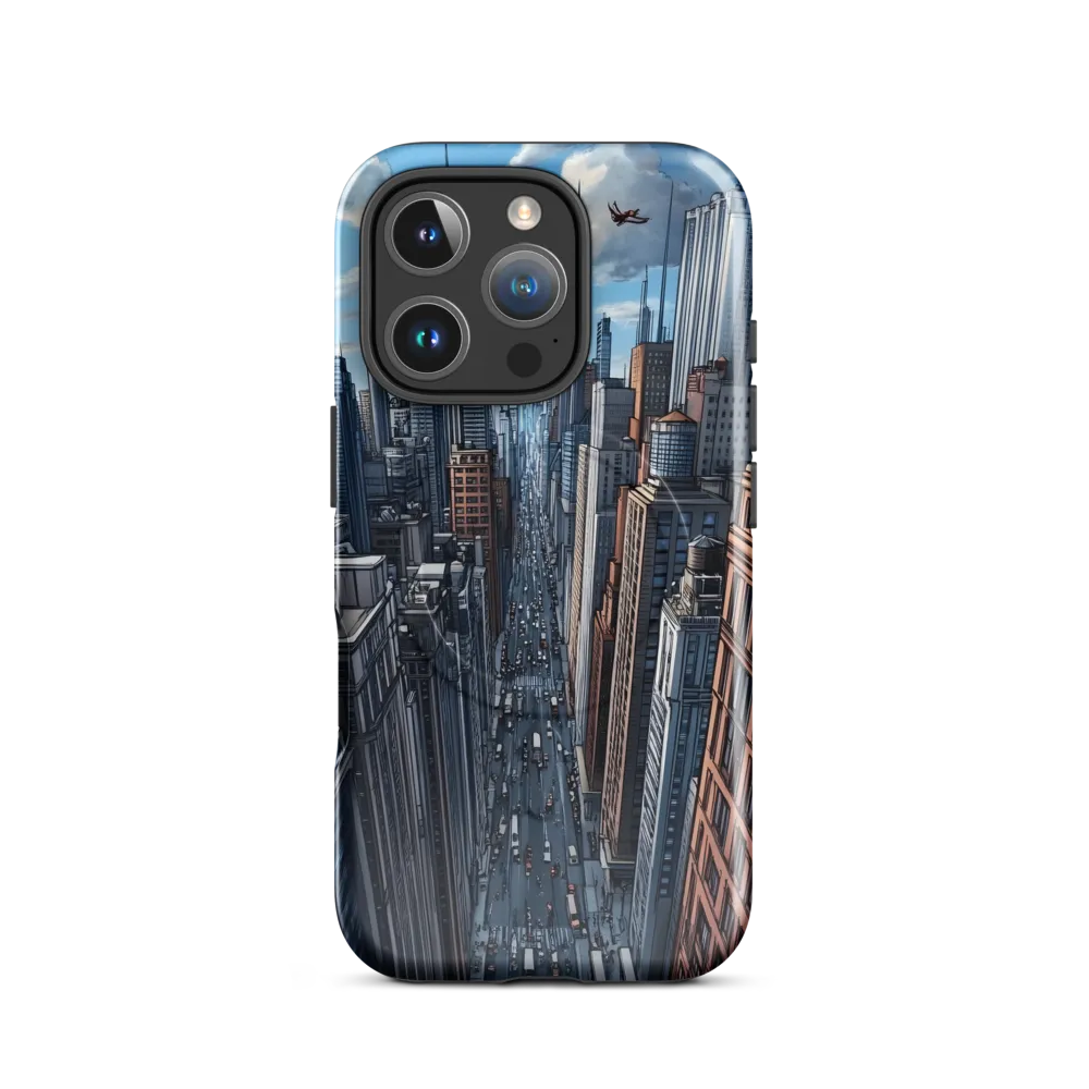 Skyline Symphony: A City in Motion | Phone Case |  16 Pro | MagSafe® Tough Case | Glossy