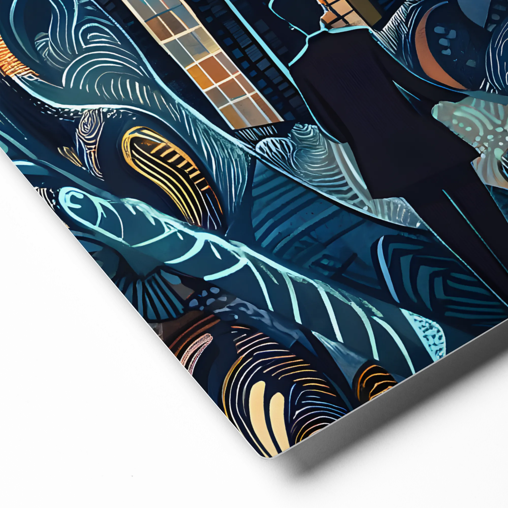 The Urban Dreamweaver 
 Metal Print | 12″x 12″