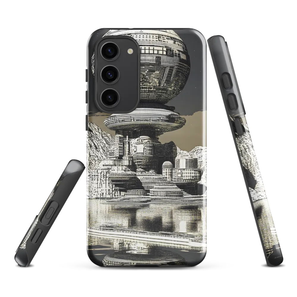 Reflections of a Futuristic Dreamscape | Phone Case |  S23 Plus | Tough Case | Glossy