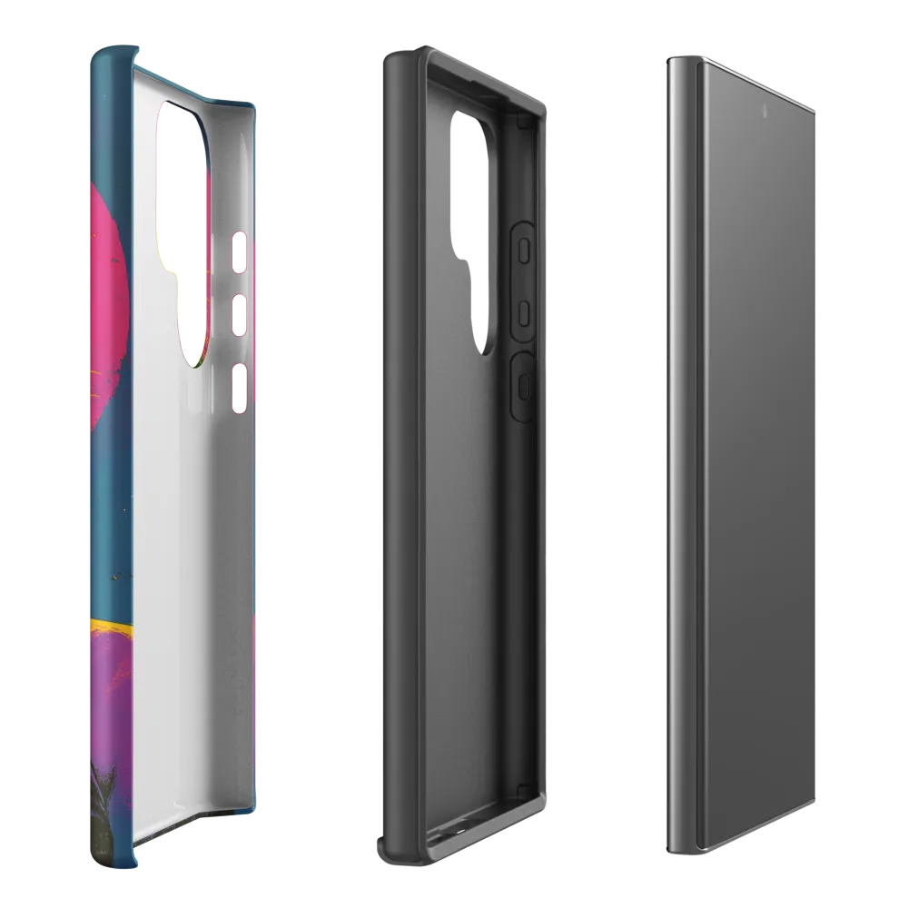 Neon Dreams: Portrait of a Modern Muse | Phone Case |  S23 Ultra | Tough Case | Matte