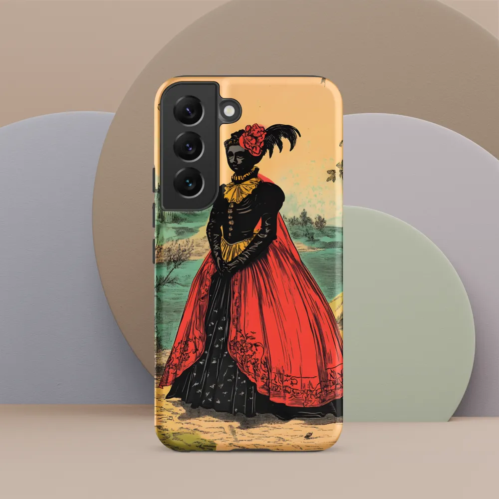 Elegance in Red and Gold