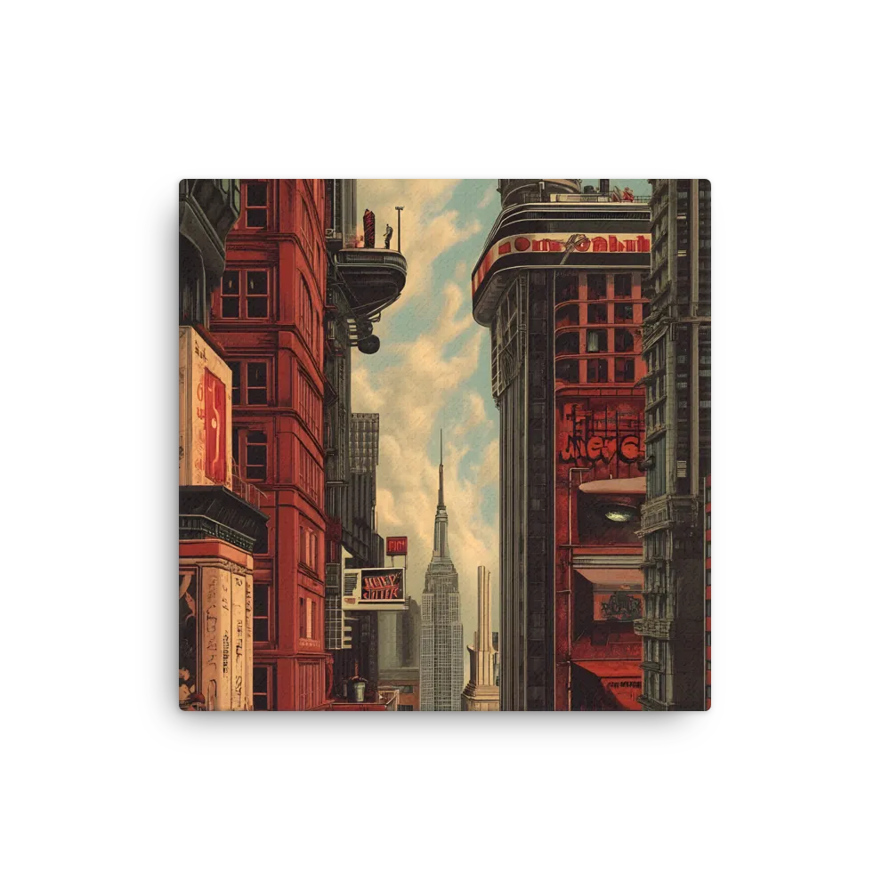 A Glimpse of Tomorrow: Urban Ambition | Thin Canvas | 12″×12″