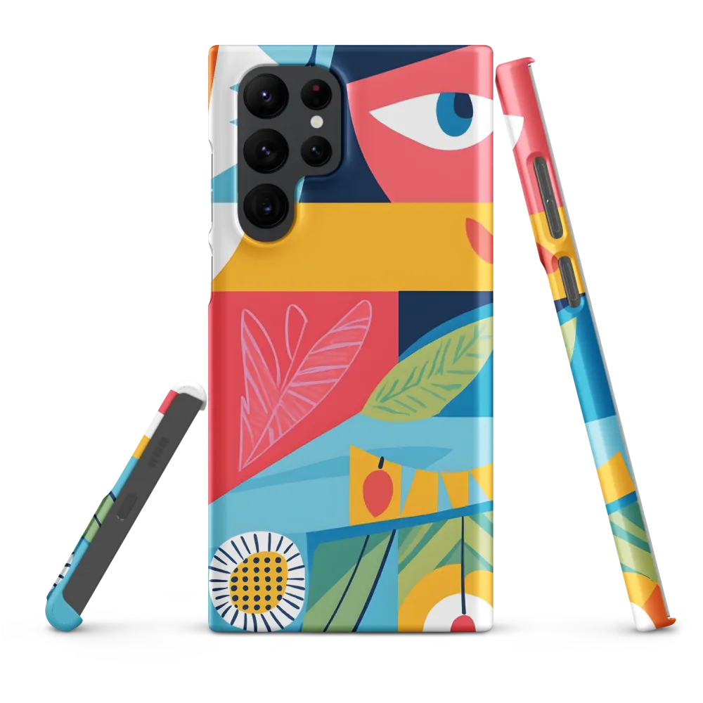 Vibrant Geometric Visage
