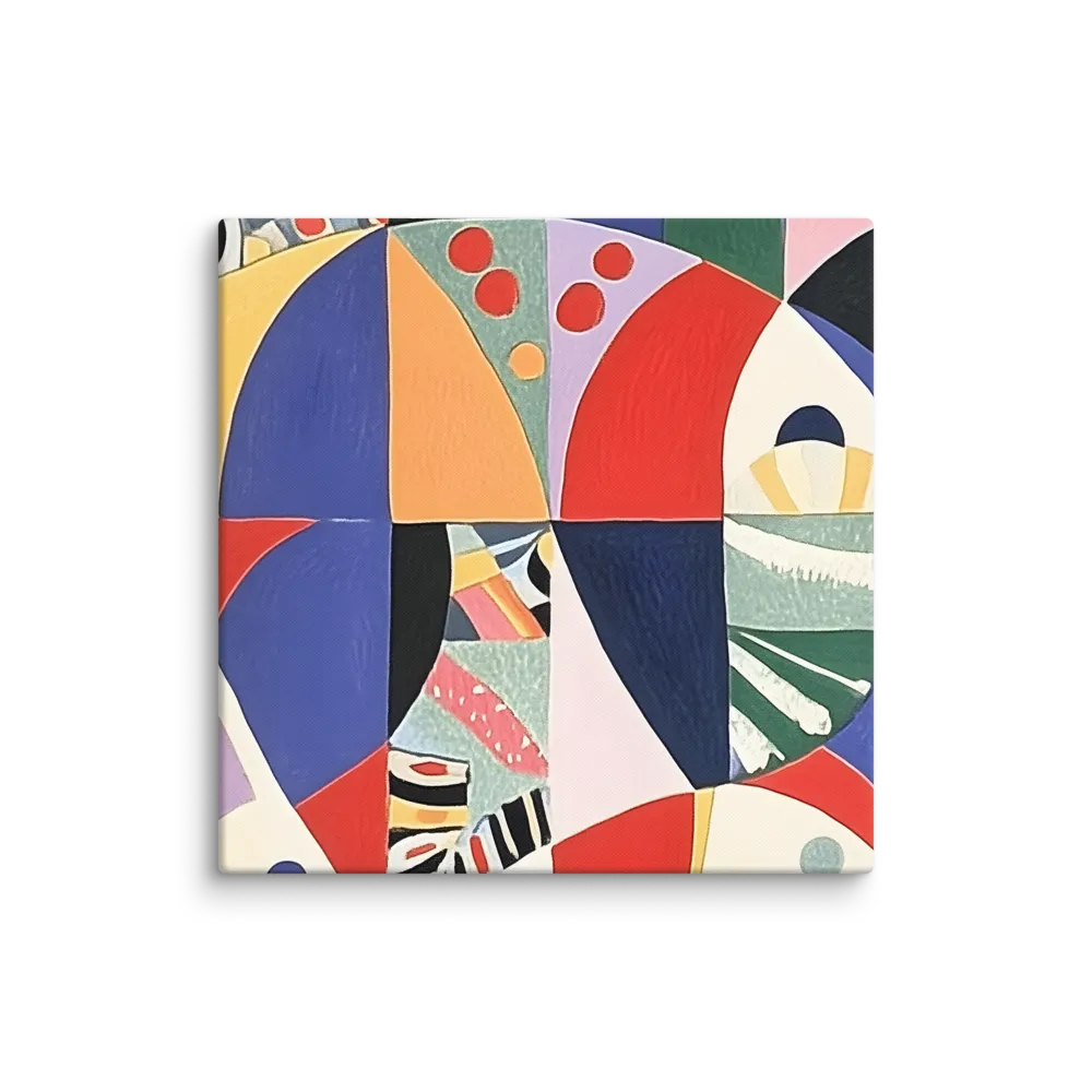 Dynamic Mosaic Symmetry | Canvas | 28″×28″