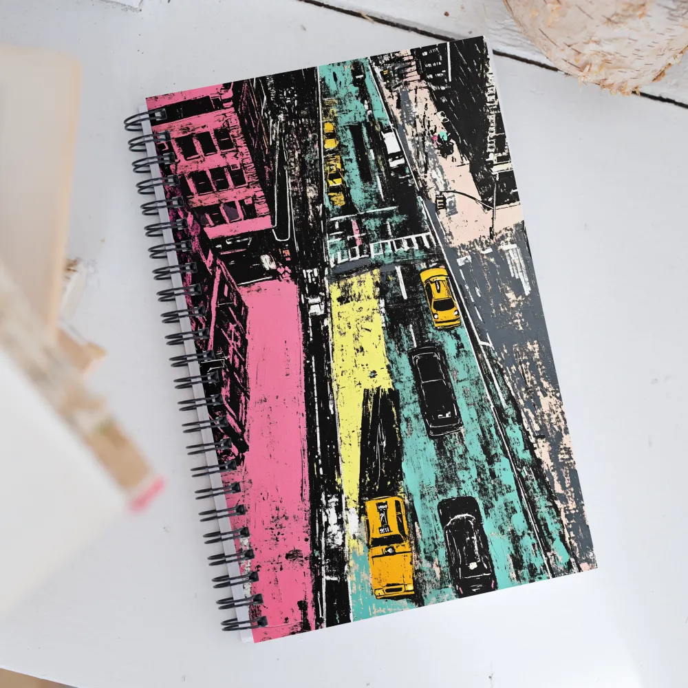 Urban Symphony in Color | Spiral Notebook