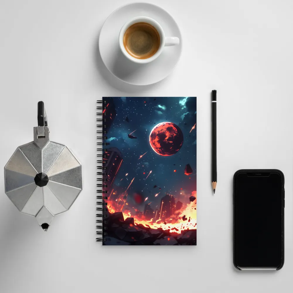 Celestial Catastrophe | Spiral Notebook