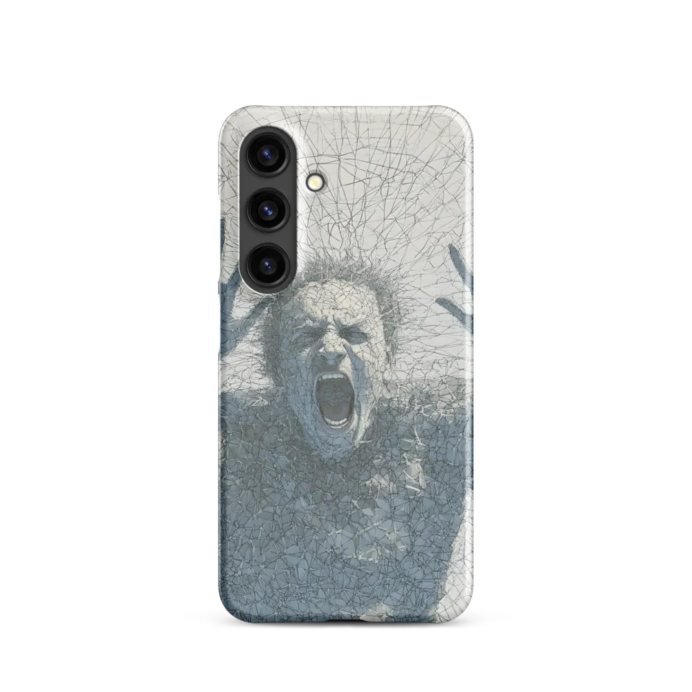 Breaking Free: An Expression of Anguish | Phone Case |  S24 | Snap Case | Matte