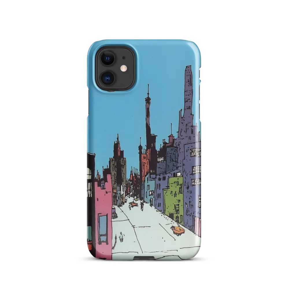 Vibrant Cityscape under the Moon