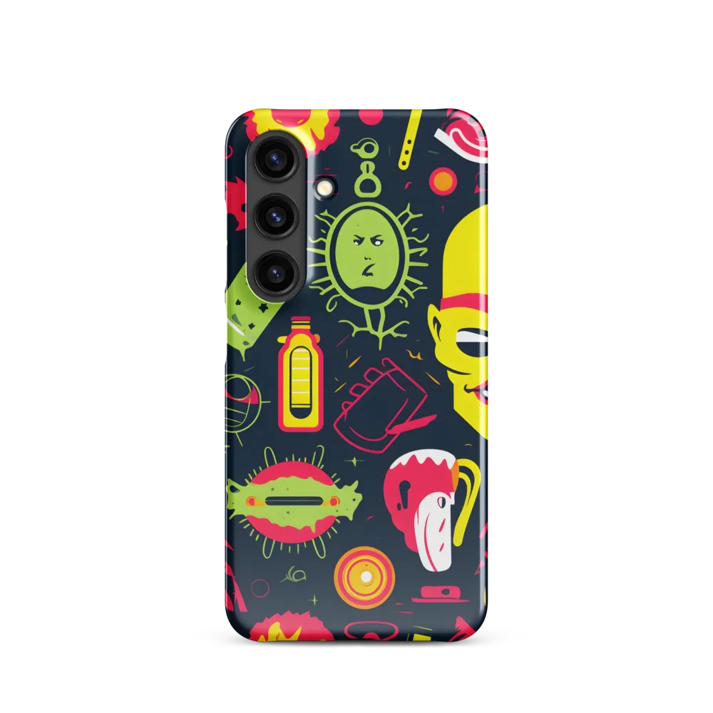 Neon Revelry: A Quirky Exploration of Modern Pop Art