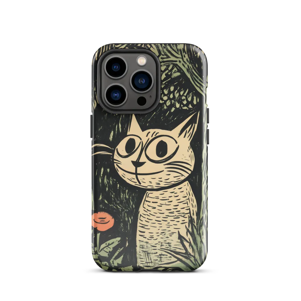 Whimsical Cat in the Forest