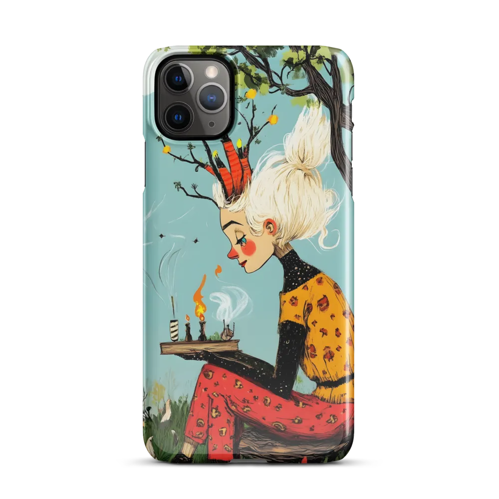 Whimsical Nature Girl | Phone Case |  11 Pro Max | Snap Case | Glossy