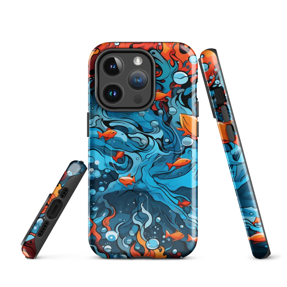 Fluid Harmony: Ocean and Flames