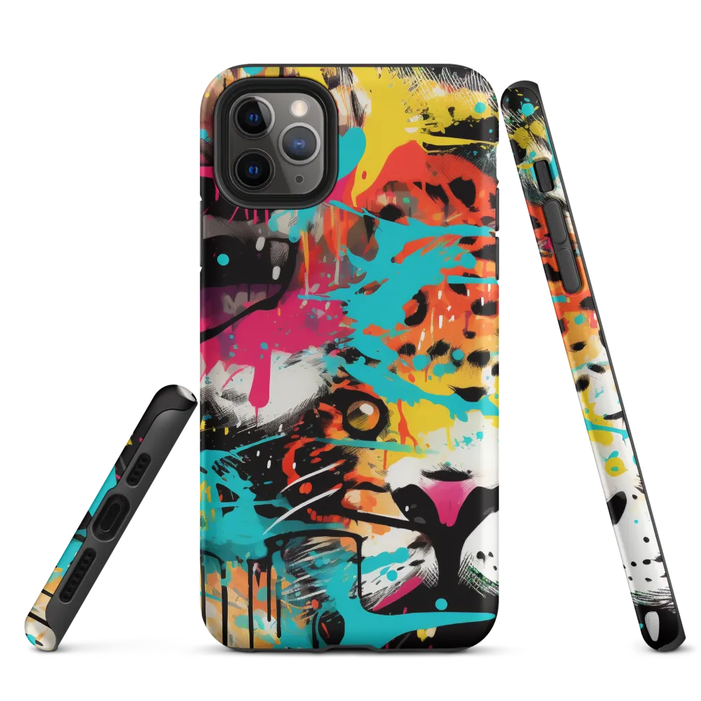 Fierce Fusion: Tiger and Lion in Graffiti