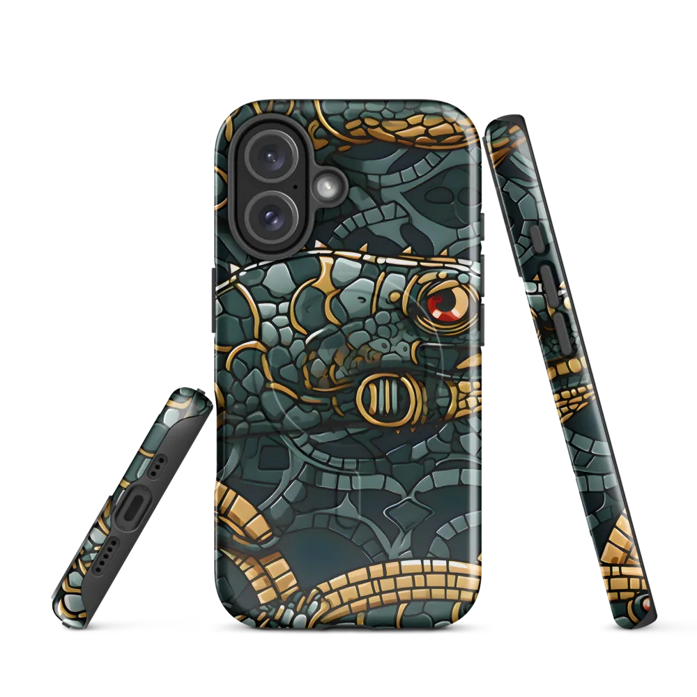 Lizards of Abstraction | Phone Case |  16 | MagSafe® Tough Case | Glossy