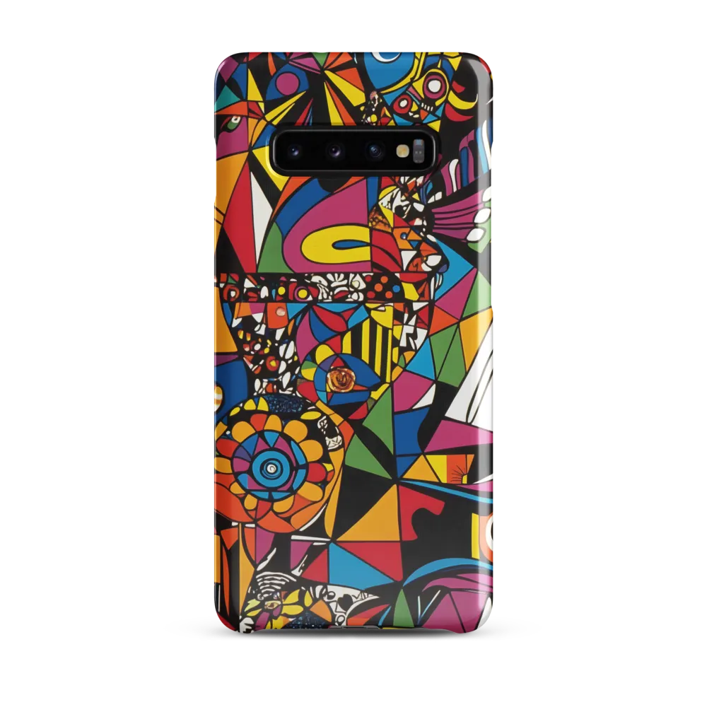 Geometric Dreams in Vivid Colors | Phone Case |  S10 Plus | Snap Case | Glossy