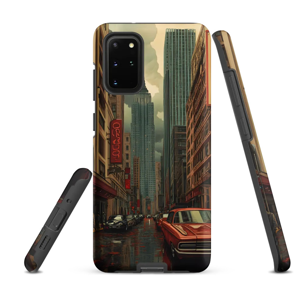 Nostalgic Cityscape: Reflections of a Forgotten Era | Phone Case |  S20 Plus | Tough Case | Matte