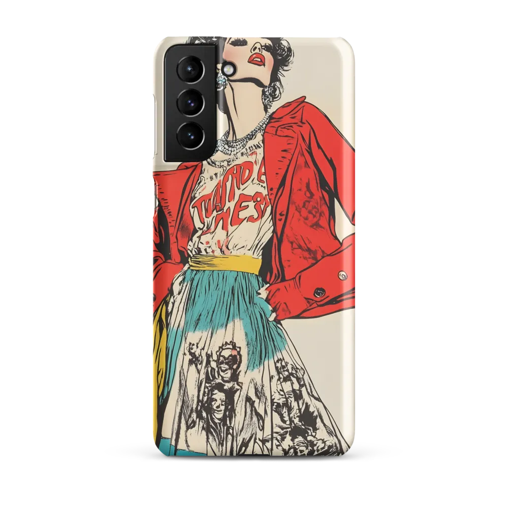 Vibrant Elegance: A Pop Art Fashion Statement