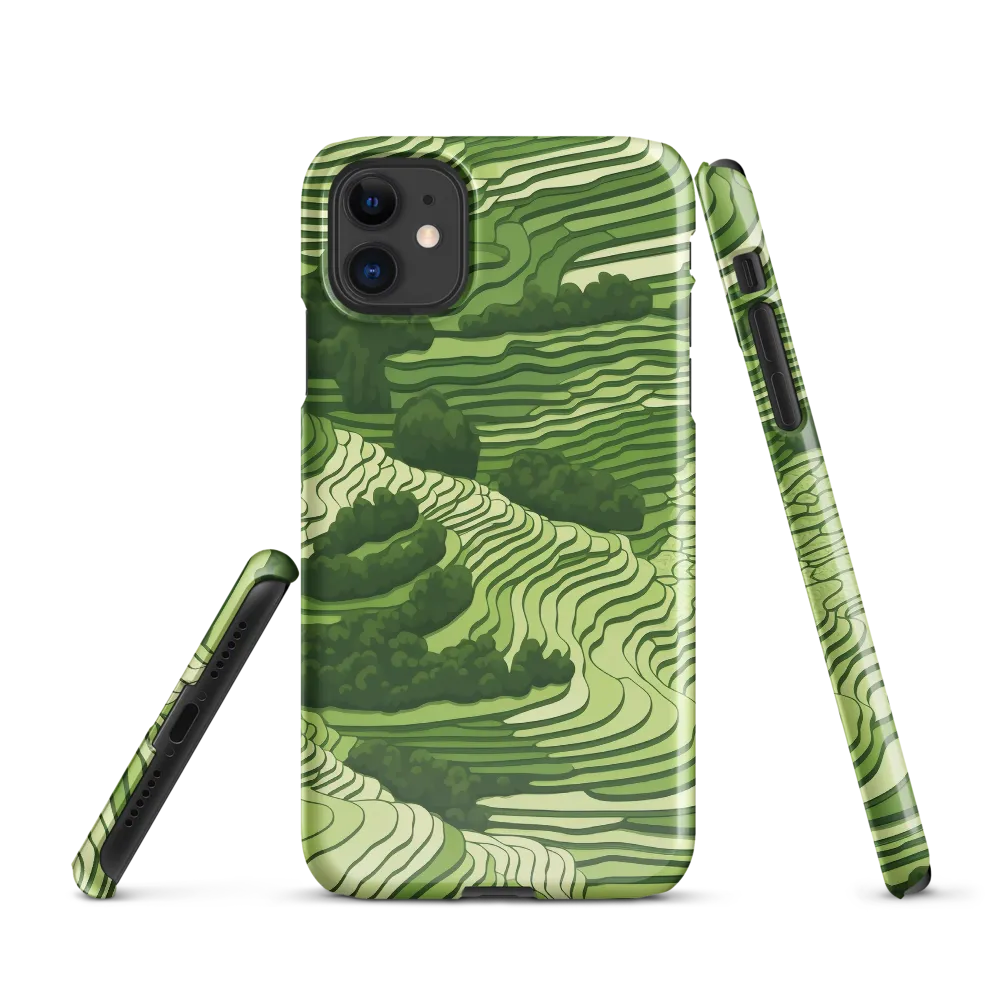 Waves of Green: An Abstract Landscape