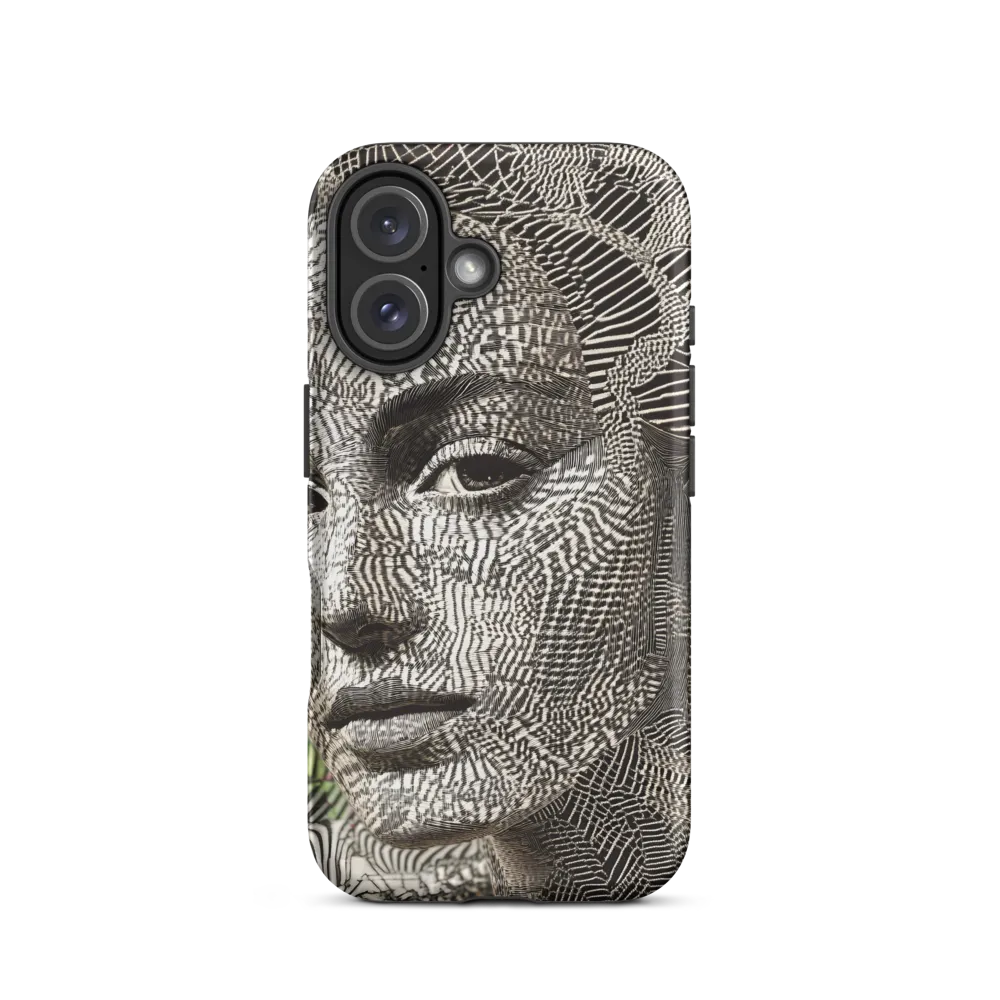 Intricate Patterns of the Human Face | Phone Case