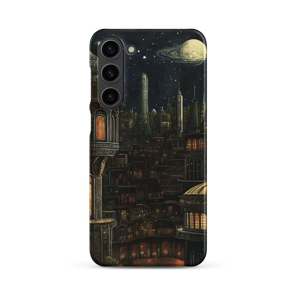 Celestial Enigma: A Surreal Cityscape