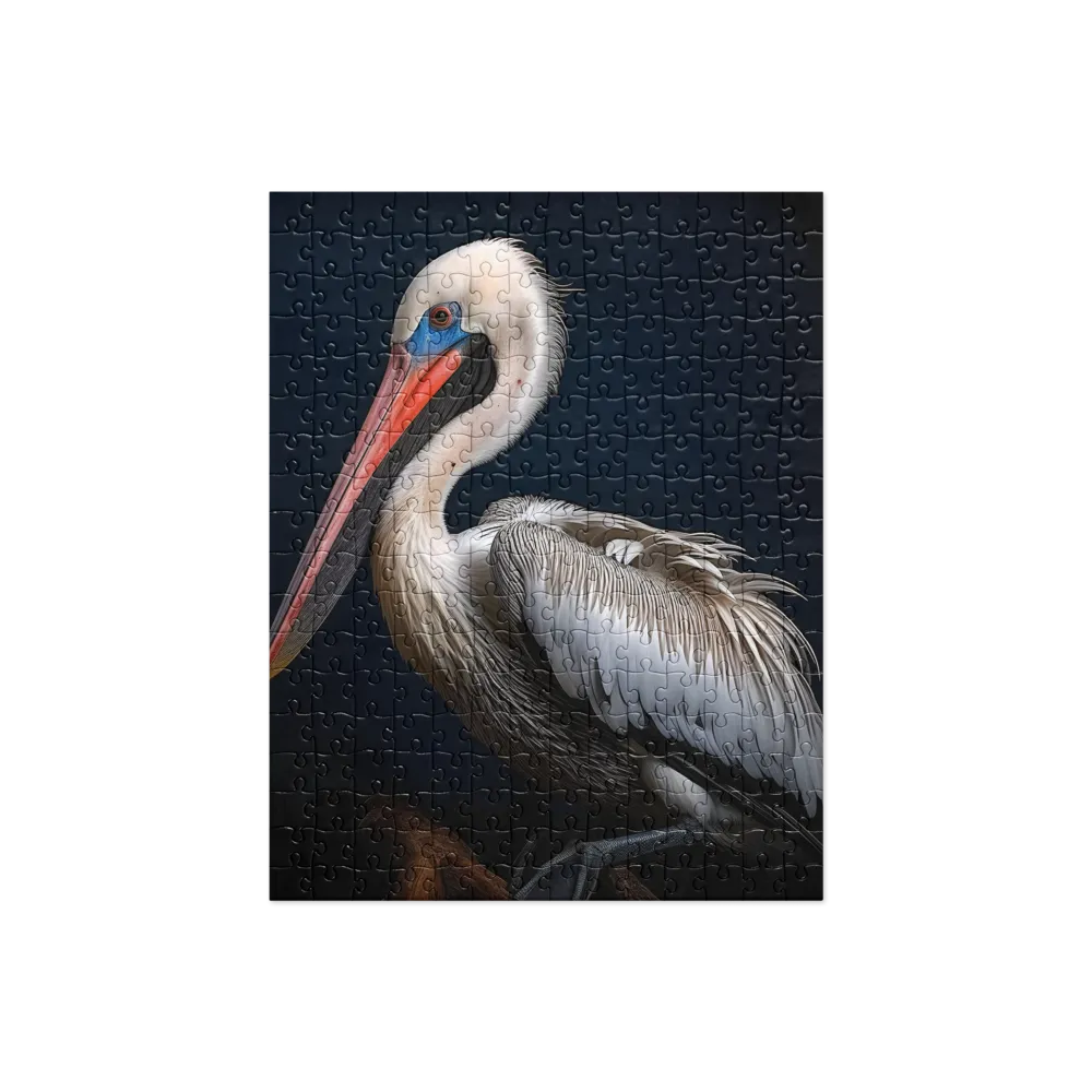 Majestic Pelican Portrait | Jigsaw Puzzle | 252 pieces