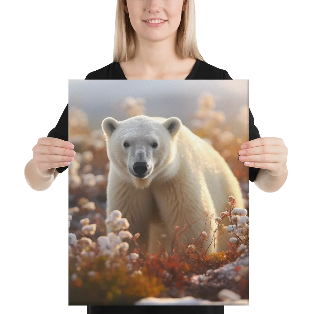 Harmony in the Frozen Wilderness | Canvas | 16″×20″