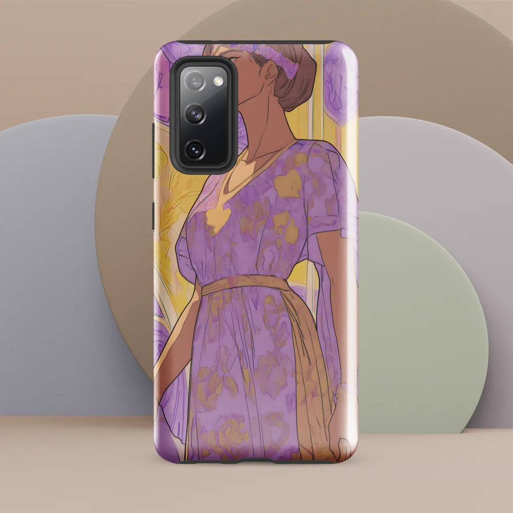 Elegance in Floral Harmony | Phone Case |  S20 FE | Tough Case | Glossy