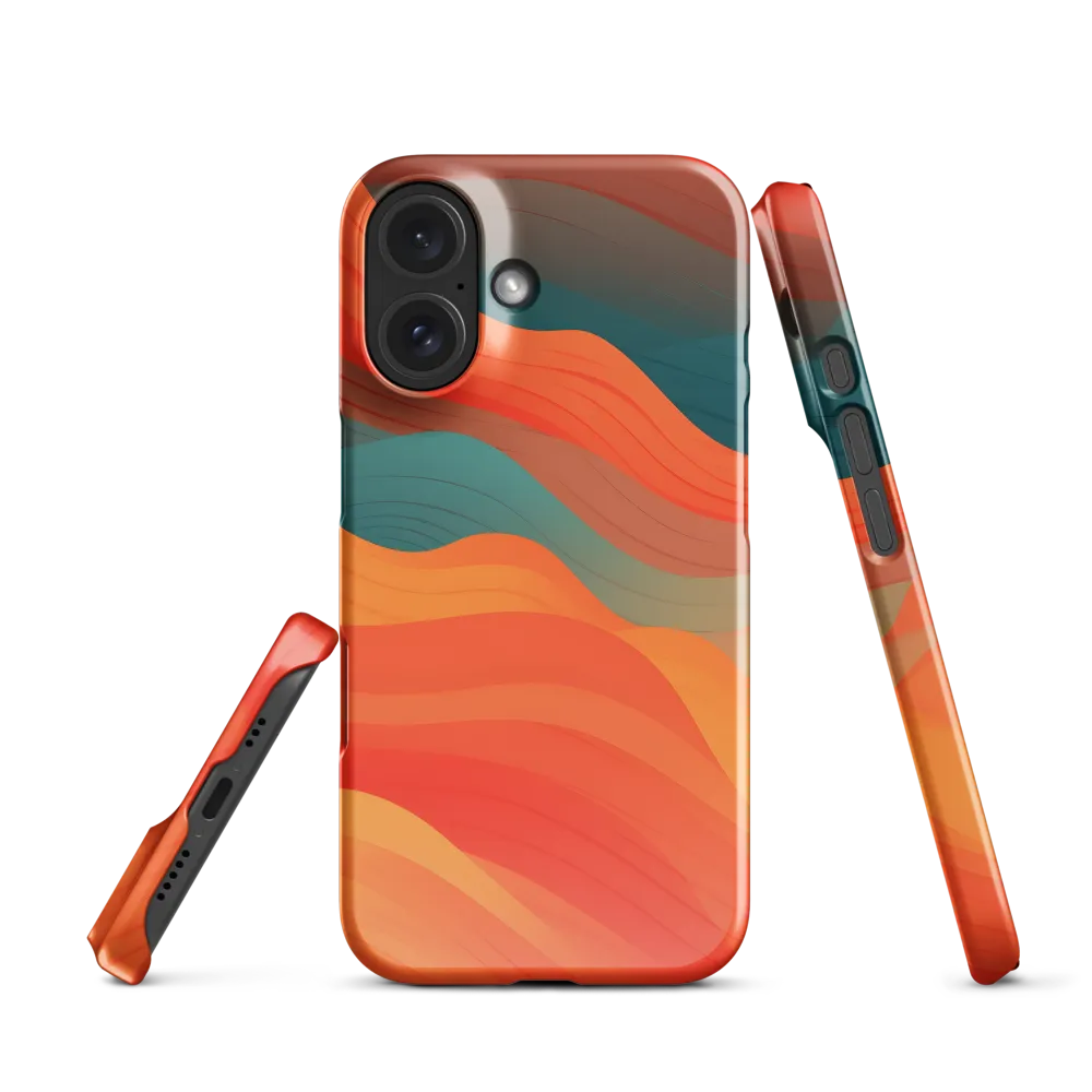 Waves of Warmth | Phone Case |  16 | Snap Case | Glossy