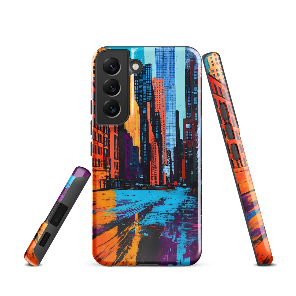 Vibrant Urban Horizons | Phone Case |  S22 | Tough Case | Glossy