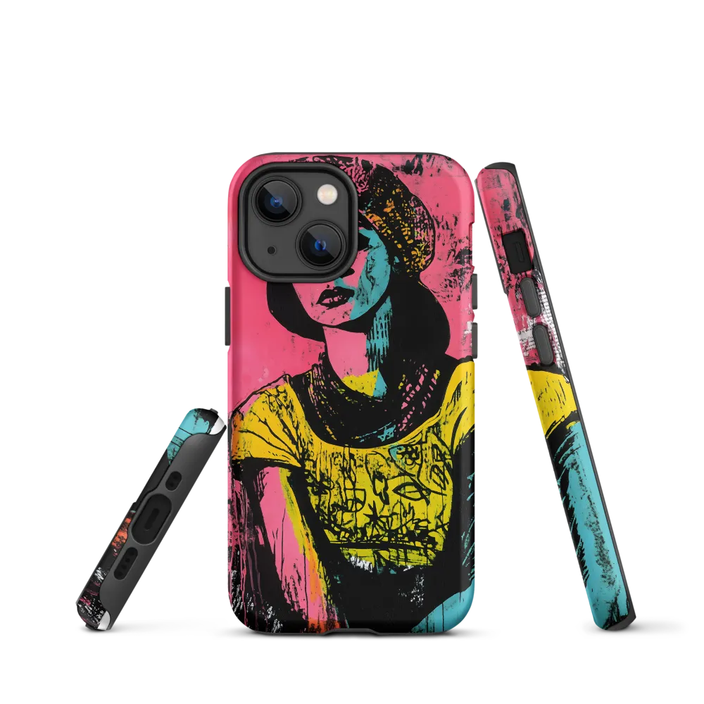 Urban Elegance: A Graffiti Portrait