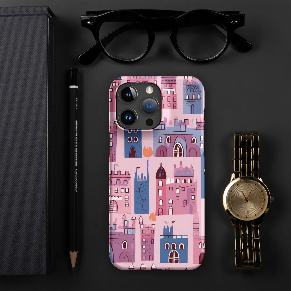 Whimsical Castles: A Playful Tapestry | Phone Case |  15 Pro Max | Snap Case | Matte