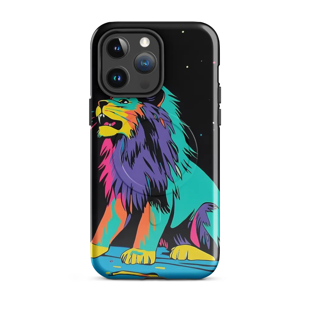 Roaring Colors: The Neon Lion