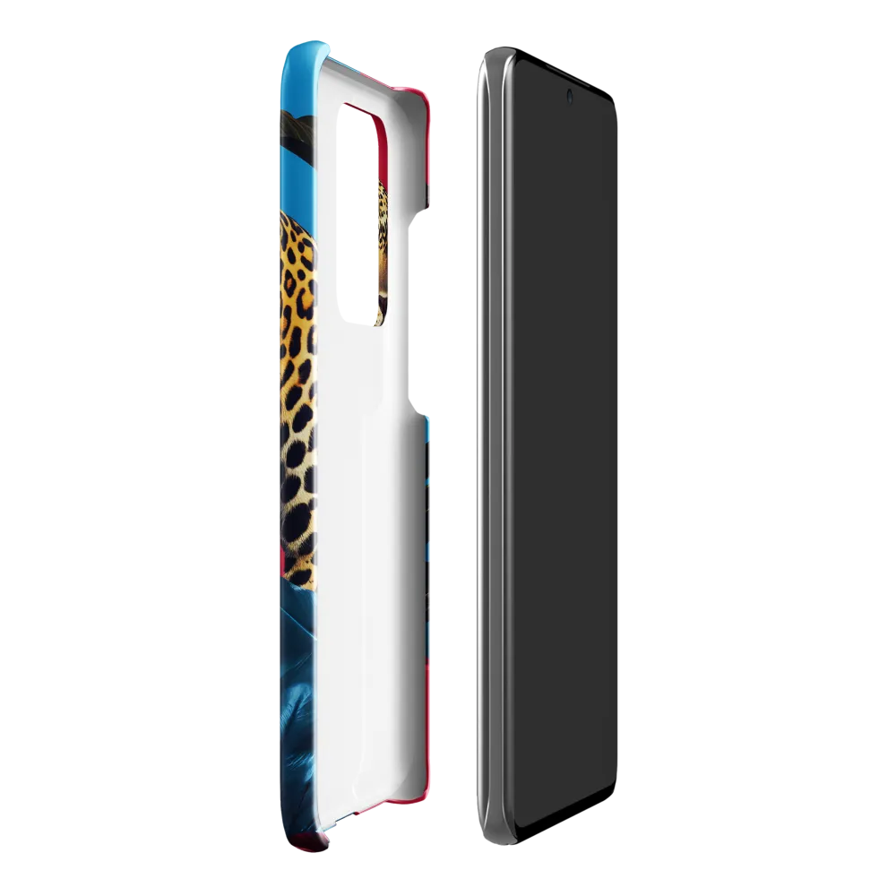 Playful Leopard in Vibrant Paradise