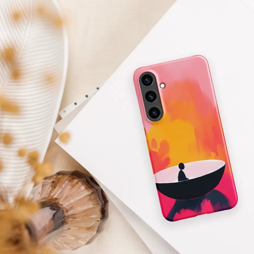 Reflections of Solitude | Phone Case |  S24 Plus | Snap Case | Matte