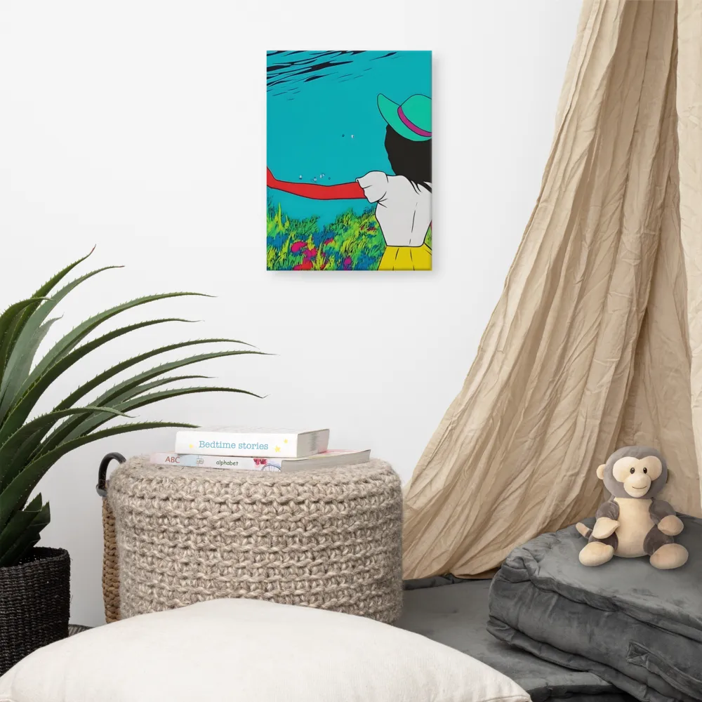 Whimsical Encounter | Canvas | 12″×16″